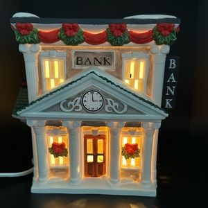 Coca-Cola Town Square Christmas Village - Bank
